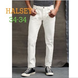 Like new Halsey 44 canvas white jeans size 34/34